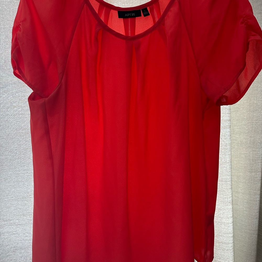 Apt. 9 Women's Vibrant coral Blouse